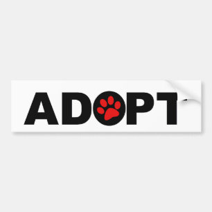 Adoptera ett husdjur bildekal