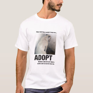 Adoptera ett husdjur t shirt