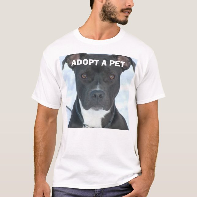 ADOPTERA ETT HUSDJUR TEE (Framsida)