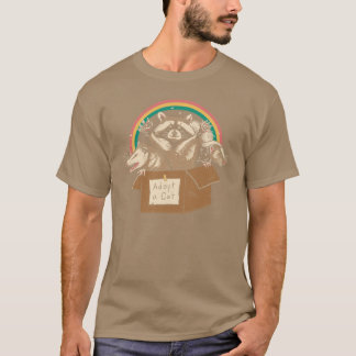 Adoptera förbjudna katter retro vän t shirt
