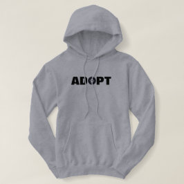 Adoptera fotavtryck t shirt