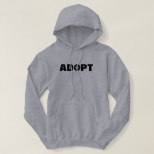 Adoptera fotavtryck t shirt