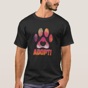 Adoptera husdjur Adoption Djur Räddning Shelter Hu T Shirt