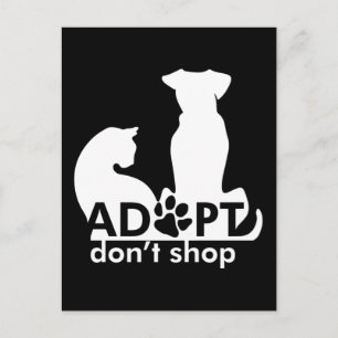Adoptera Husdjur Vykort