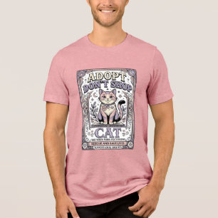 Adoptera Inte Handla Katt Katträddning Adoption Vi T Shirt