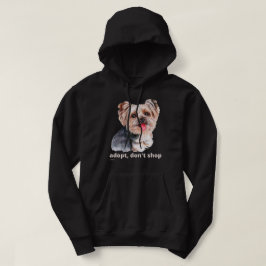 ADOPTERA, INTE HANDLA (Yorkshire Terrier) söt hund Hoodie