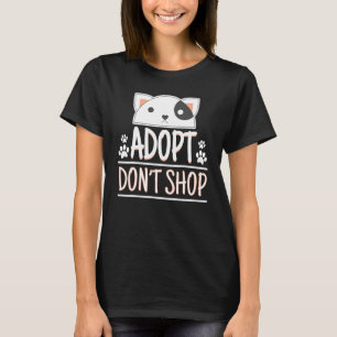 Adoptera Inte Köp Husdjur Adoption Medvetenhet Vår T Shirt