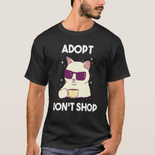 Adoptera inte köp Katter 2 T Shirt