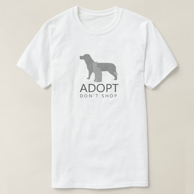 Adoptera Inte Köp T Shirt (Design framsida)
