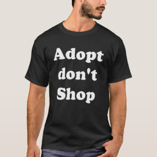 Adoptera Inte Kopa Raddade Djur Kostym Katt Och Hu T Shirt