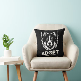 Adoptera inte shoppa 3 kudde