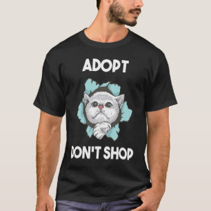 Adoptera inte shoppa Katter 1 T Shirt