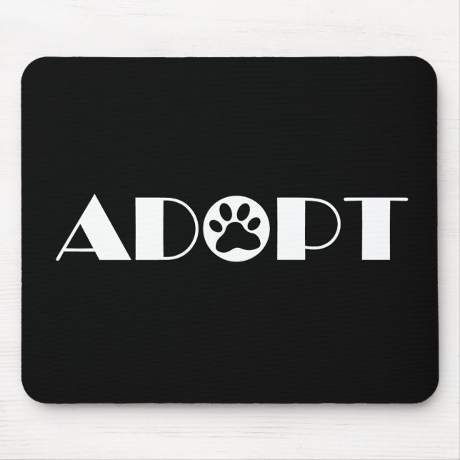 Adoptera tass hund musmatta (Framsidan)