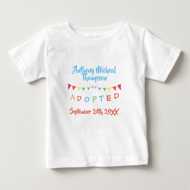 Adopterat från fosterhem - känd skjorta för t-shirt (Framsida)