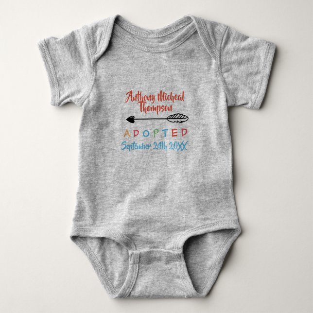 Adopterat från fosterhem - känd skjorta för t shirt (Framsida)