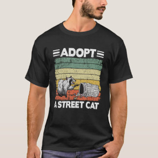 Adoption A Street Cat Raccoon 2 T Shirt