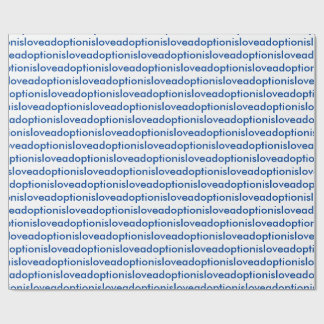 Adoption är kärlek som slår in papper presentpapper