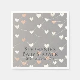 Adoption Baby Shower Napkins - "Welcome Little One Pappersservett