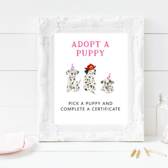Adoption Center | Underskrift för Girl Firefighter Poster (Skapare uppladdad)