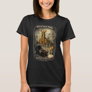 Adoption Fail Kvinnors Mörk T-Shirt