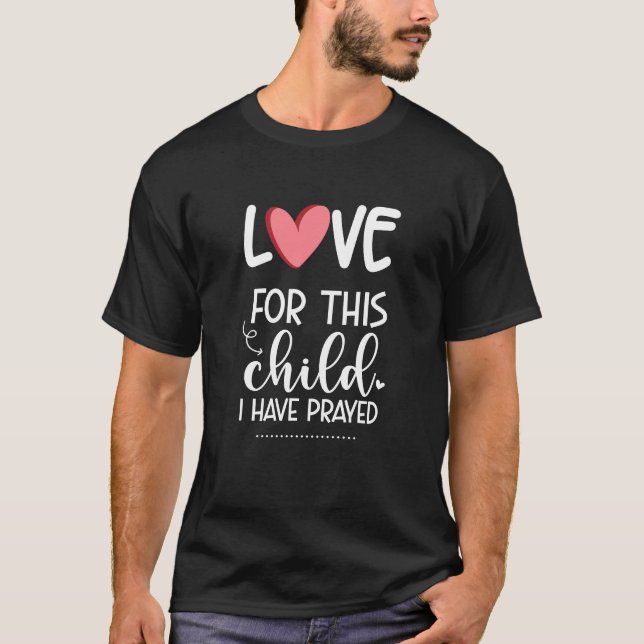 Adoption Foster Child-familjen för Pappa och Mamma T Shirt (Framsida)