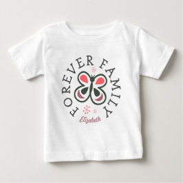 Adoption Gift för ForeFamily Rosa Butterfly Adopti Tee