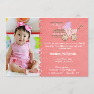 Adoption Girl-meddelande Meddelande