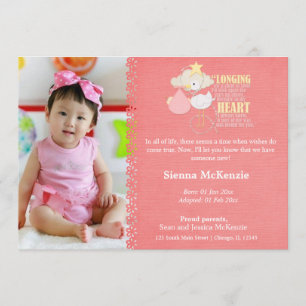 Adoption Girl-meddelande Meddelande
