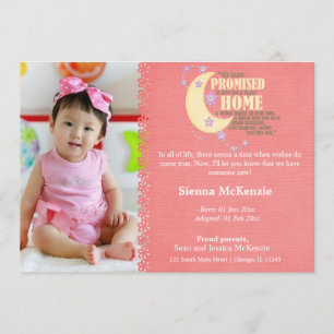 Adoption Girl-meddelande Meddelande