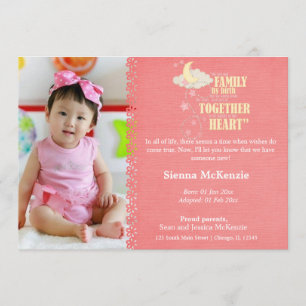 Adoption Girl-meddelande Meddelande