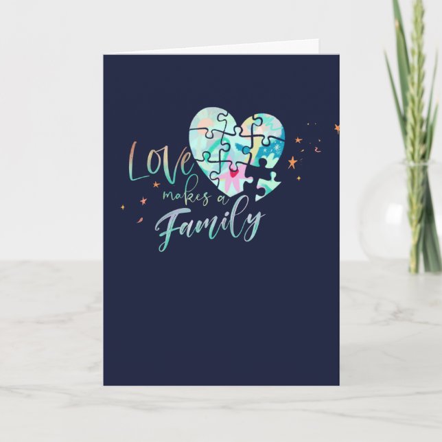 Adoption gratulationskort kort (Framsida)