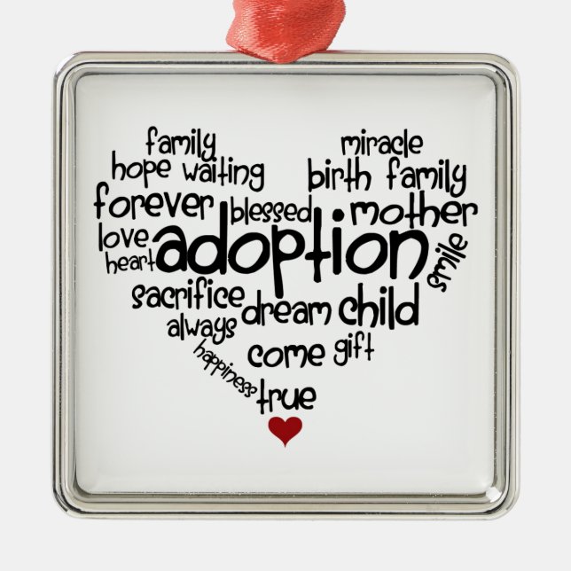 Adoption Julgransprydnad Metall (Framsidan)