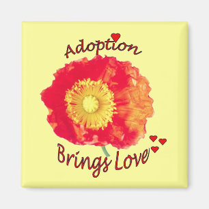 Adoption kommer med kärlekmagneten magnet