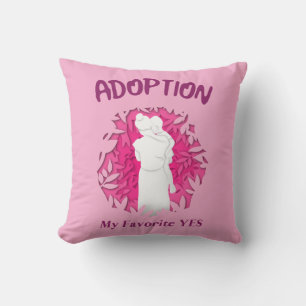 Adoption Min Favorit Ja ja Adoptivmamma Kudde