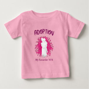 Adoption Min Favorit Ja ja Adoptivmamma T Shirt