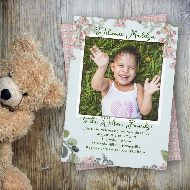 Adoption Party-dotter Inbjudningar (Skapare uppladdad)