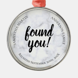Adoption Reunion Ceramic Ornament