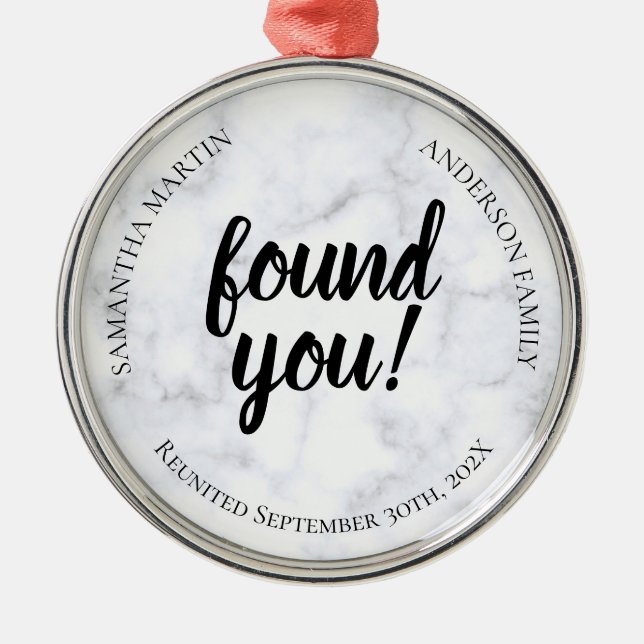 Adoption Reunion Ceramic Ornament (Framsidan)