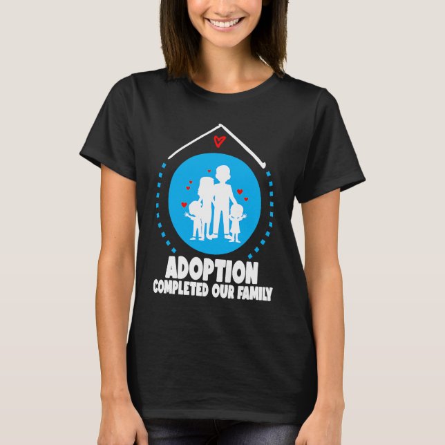 Adoption Symbol idea for Adopting Children Family T Shirt (Framsida)