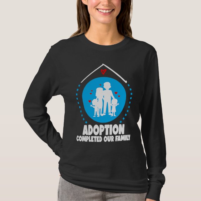 Adoption Symbol idea for Adopting Children Family T Shirt (Framsida)