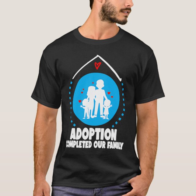 Adoption Symbol idea for Adopting Children Family T Shirt (Framsida)