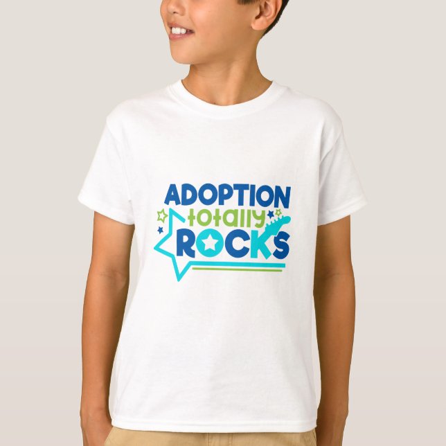 Adoption vaggar totalt T-tröja T Shirt (Framsida)
