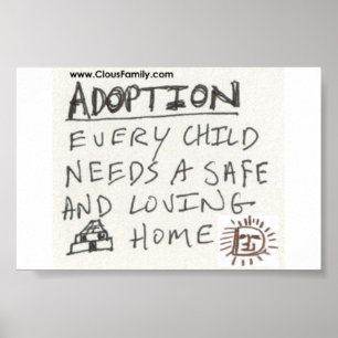 Adoption varje barn behöver en kassaskåp och att poster