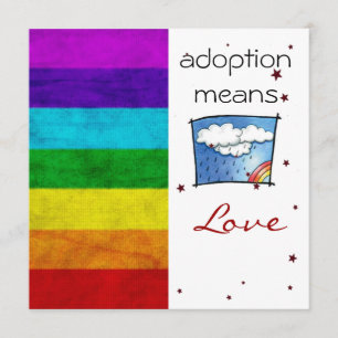 Adoptionduschinbjudan Inbjudningar