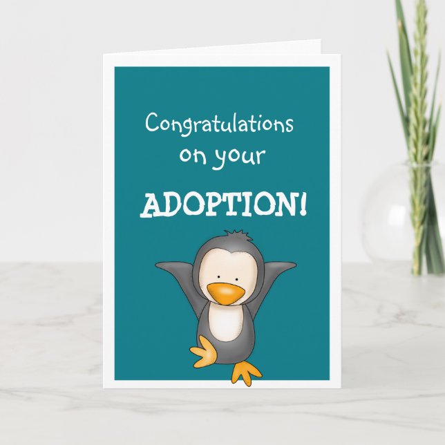 Adoptiongrattishälsningar Kort (Framsida)