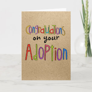 Adoptiongrattishälsningar Kort