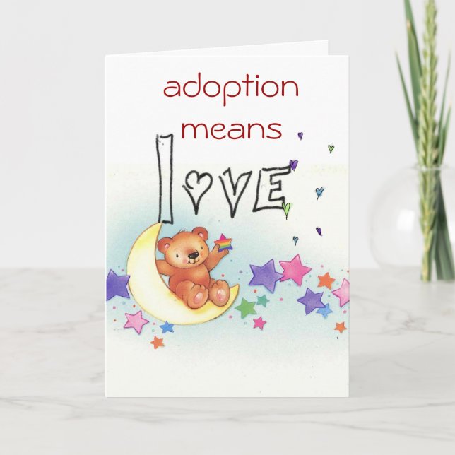 adoptiongrattiskort kort (Framsida)