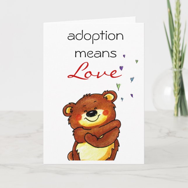 adoptiongrattiskort kort (Framsida)
