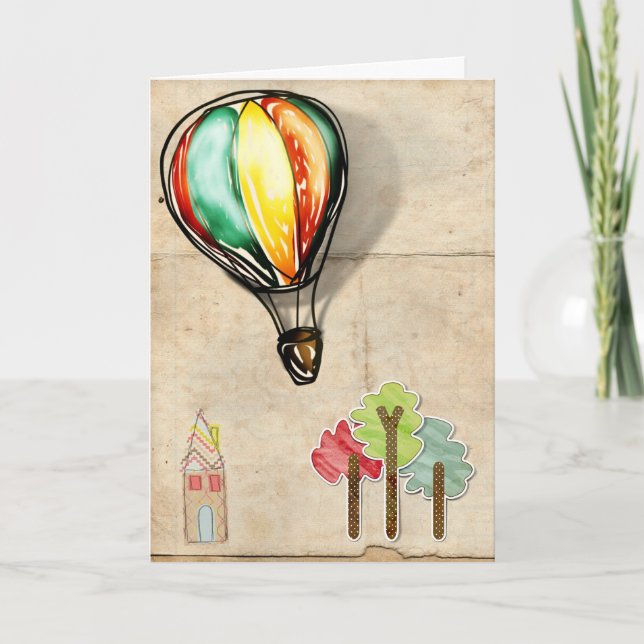 adoptionhälsningar kort (Framsida)