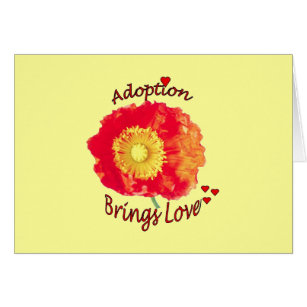 Adoptionkort Hälsningskort